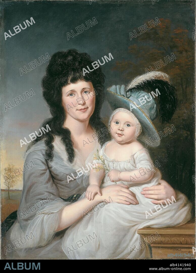 Mrs. John Nicholson (Hannah Duncan) and John Nicholson, Jr. Charles Willson Peale; American, 1741-1827. Date: 1790. Dimensions: 91.5 × 69.3 cm (36 × 27 5/16 in.). Oil on canvas. Origin: Philadelphia.