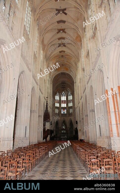 Ancienne Abbaye de la Trinite, Abteikirche in Vendome, Frankreich.