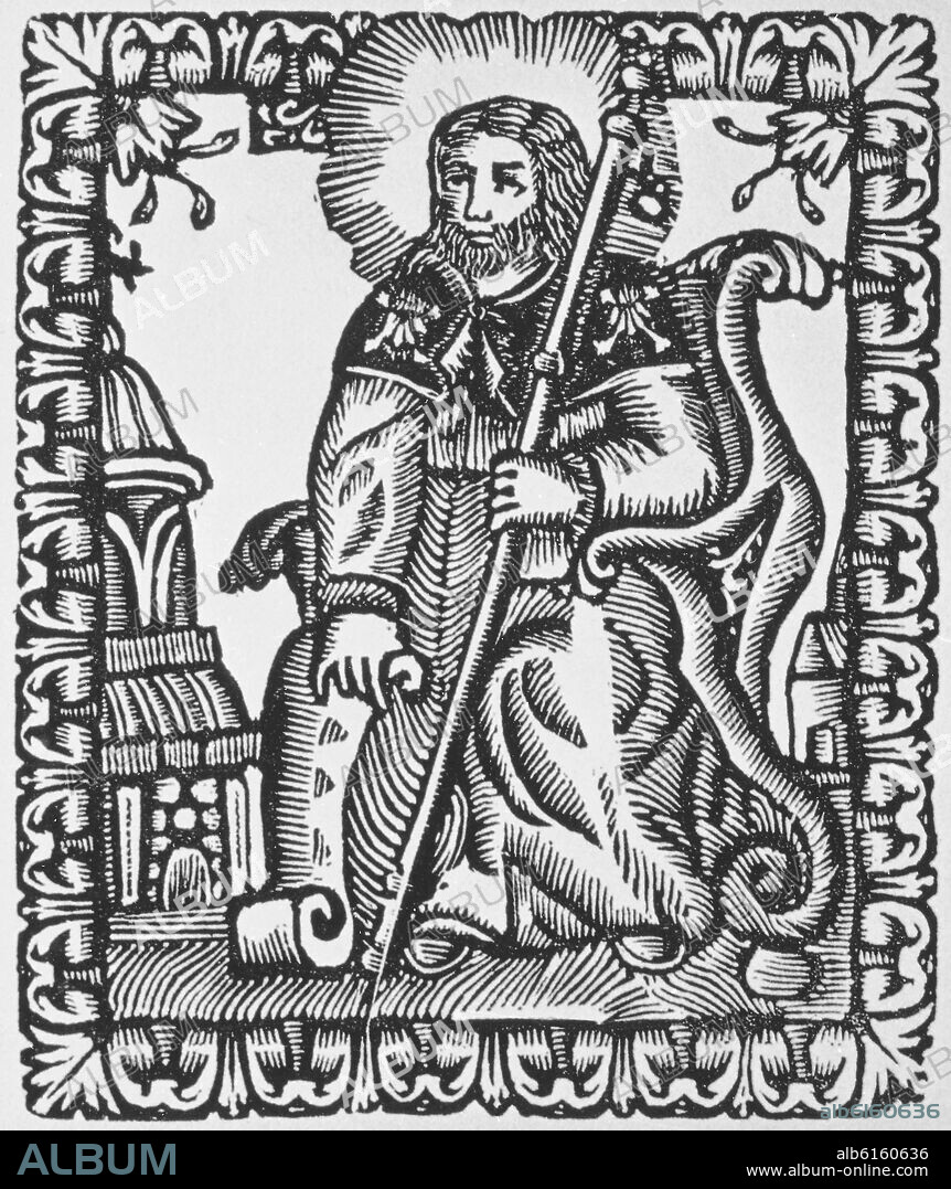 GRABADO DE SANTIAGO PEREGRINO.