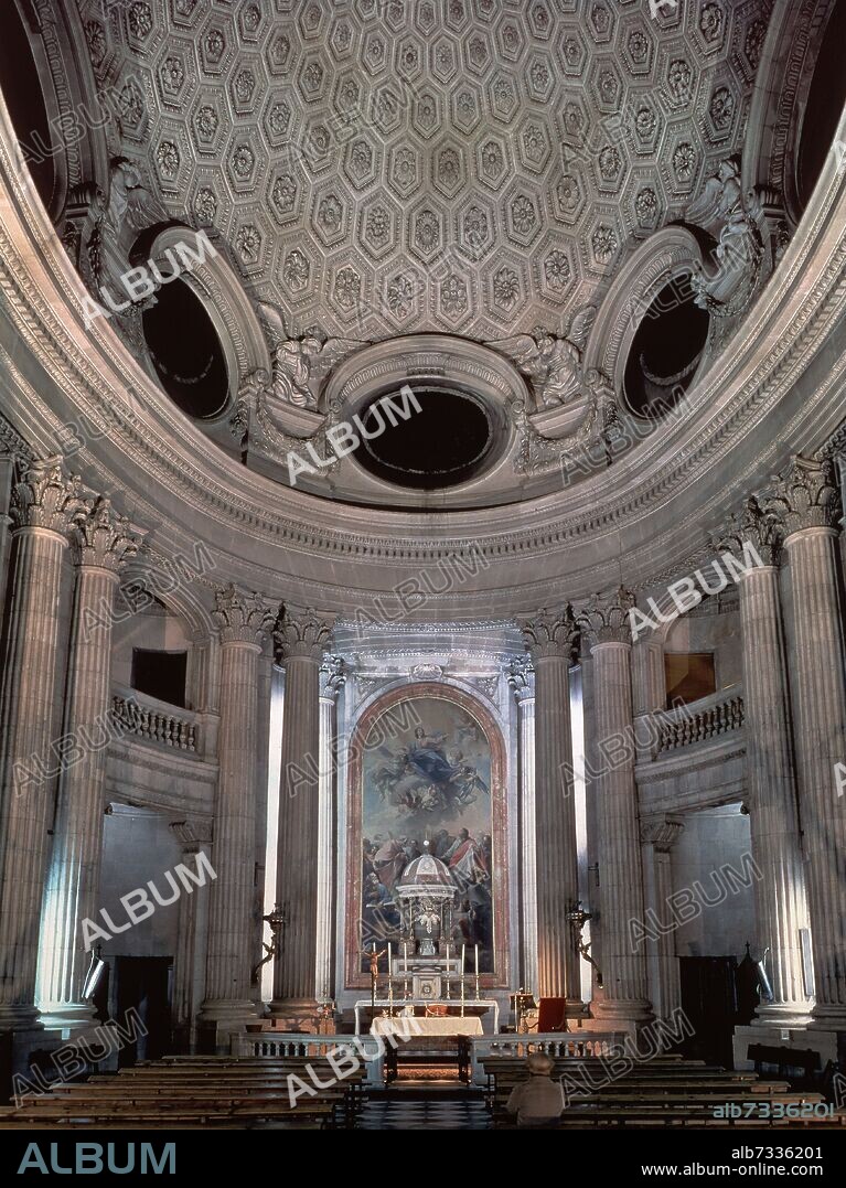 VENTURA RODRIGUEZ (1717-1785). INTERIOR DE LA IGLESIA DEL SAGRARIO DE JAEN - SIGLO XVIII - ARQUITECTURA NEOCLASICA.