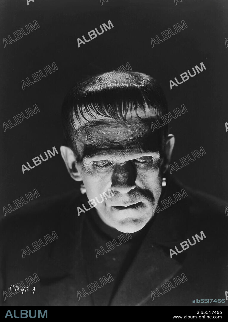 BORIS KARLOFF dans FRANKENSTEIN, 1931, réalisé par JAMES WHALE. Copyright UNIVERSAL PICTURES.