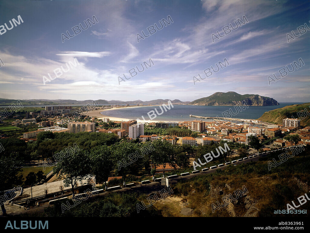 PANORAMICA DESDE EL MIRADOR LAREDO - FOTO AÑOS 60.
