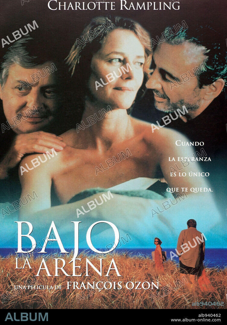 Poster of UNDER THE SAND, 2000 (SOUS LE SABLE), directed by FRANÇOIS OZON. Copyright FIDELITE PRODUCTIONS/HAUT ET COURT/ARTE FRANCE CINEMA.