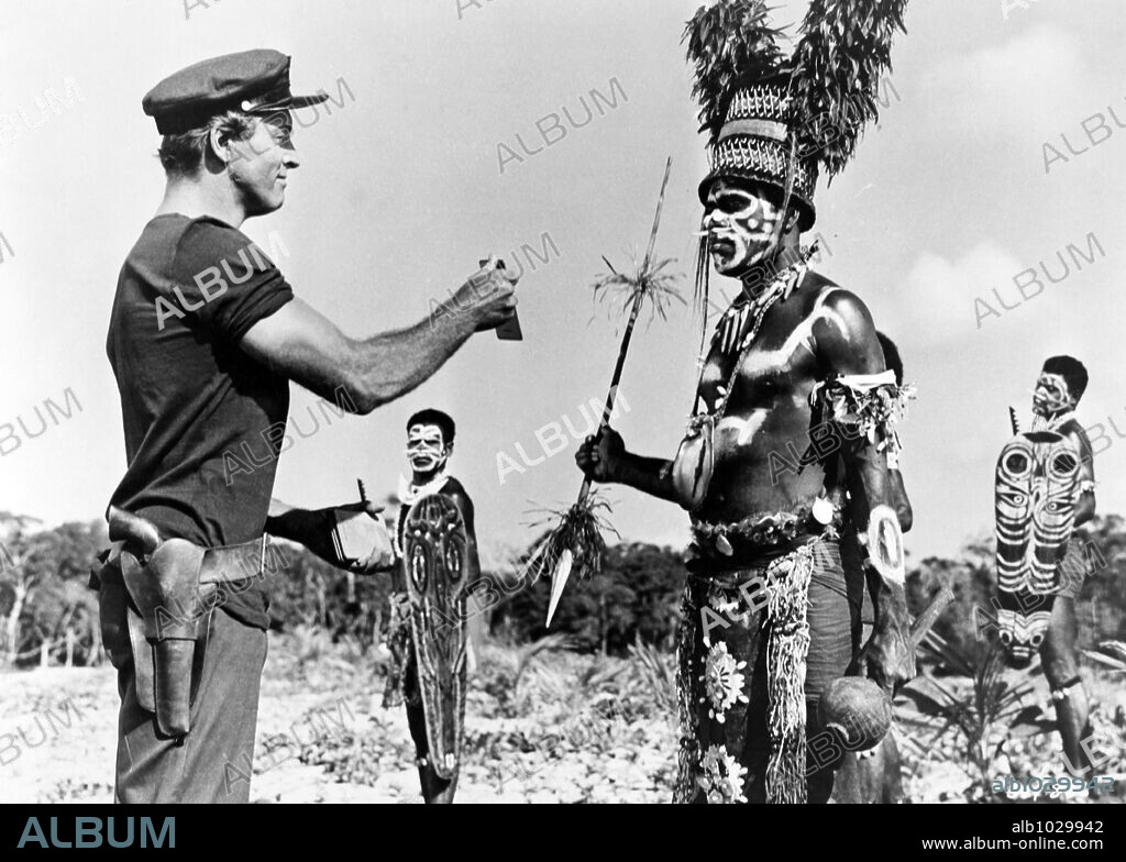 BURT LANCASTER in HIS MAJESTY O'KEEFE, 1954, directed by BYRON HASKIN. Copyright WARNER BROTHERS.