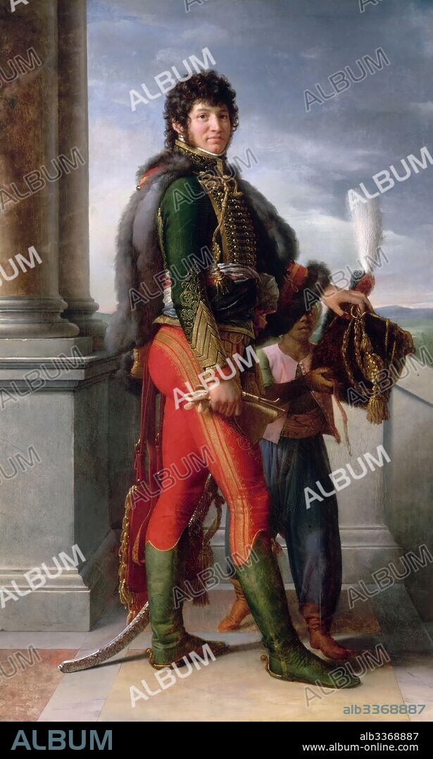 FRANÇOIS PASCAL SIMON. Portrait of Joachim Murat (1767-1815).