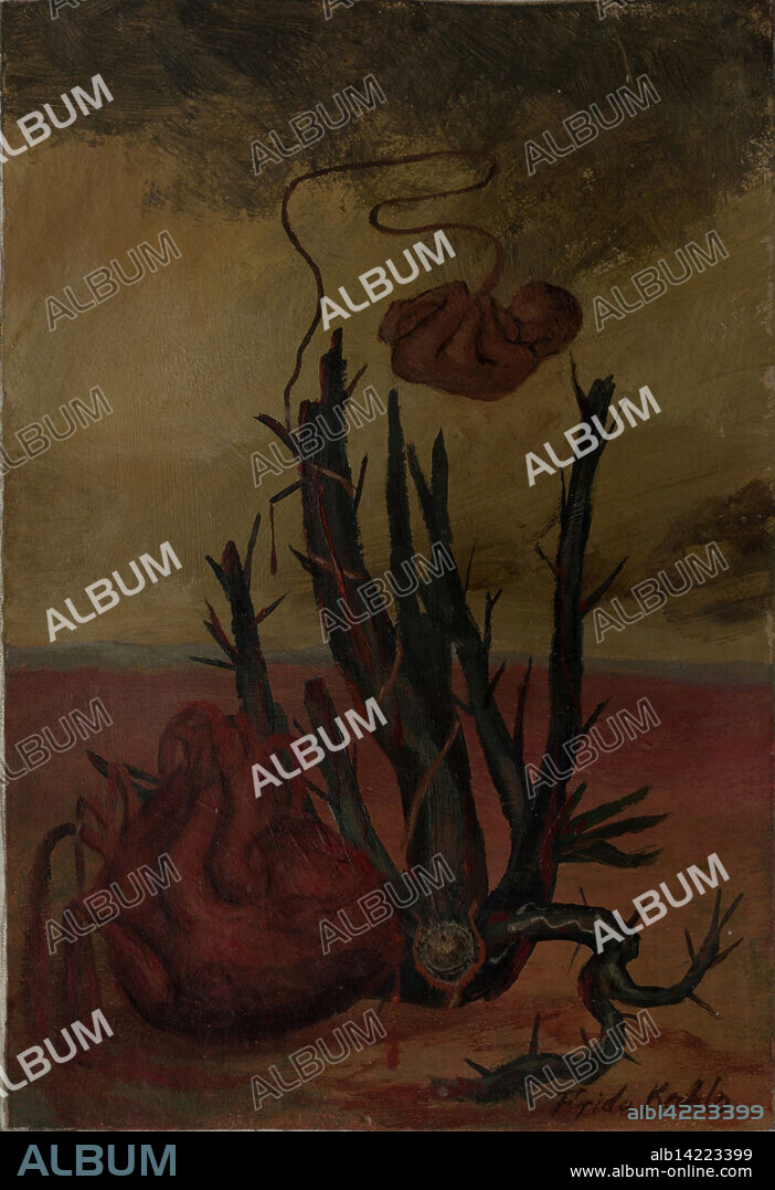 FRIDA KAHLO. Untitled (Heart, Cactus, Fetus).