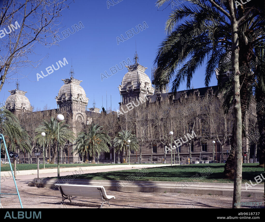 Barcelona Courthouse, 1908, by Enric Sagnier and Josep Domenech i Estapà.