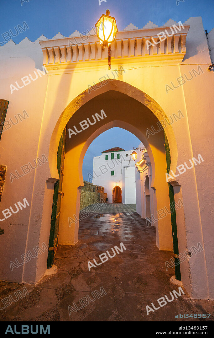 Raisuni Palace (Raisuli), Ibn Khaldoune, Asilah, Morocco, North Africa.