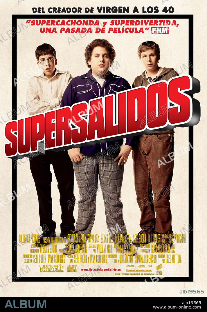Poster of SUPERBAD, 2007, directed by GREG MOTTOLA. Copyright COLUMBIA BROADCASTING SYSTEM/APATOW PRODUCTIONS.