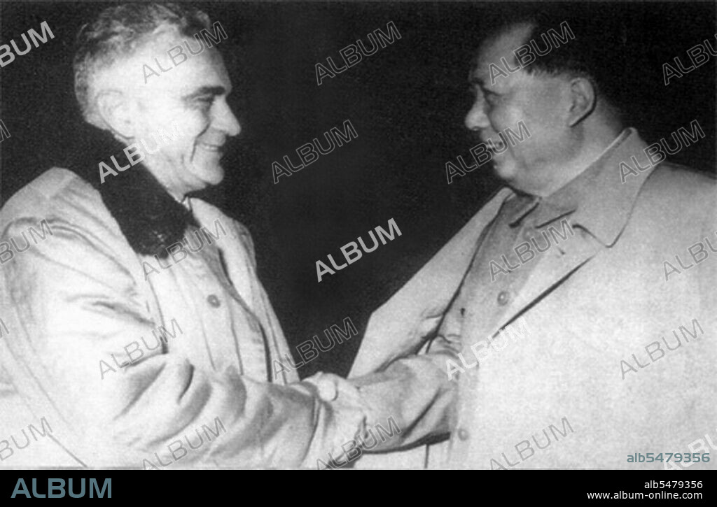 Edgar Snow (17 July 1905 in Kansas City, Missouri - 15 February 1972 in Geneva) was an American journalist known for his books and articles on Communism in China and the Chinese Communist revolution. He is believed to be the first Western journalist to interview Chinese Communist leader Mao Zedong, and is best known for Red Star Over China (1937) an account of the Chinese Communist movement from its foundation until the late 1930s.