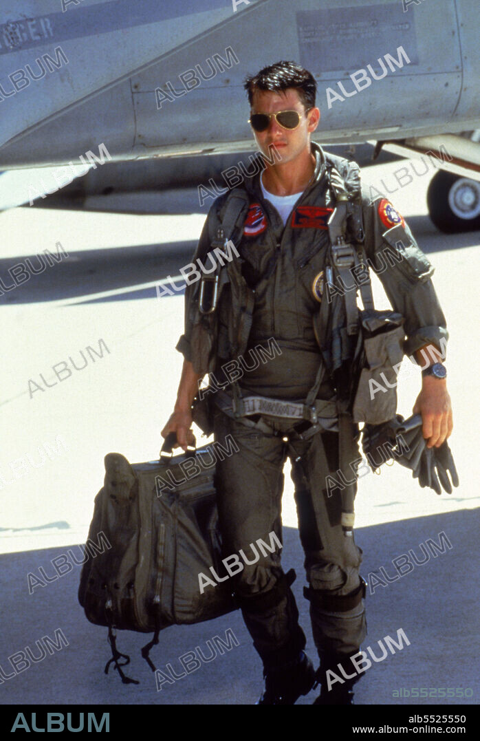 TOM CRUISE en TOP GUN, 1986, dirigida por TONY SCOTT. Copyright PARAMOUNT PICTURES.