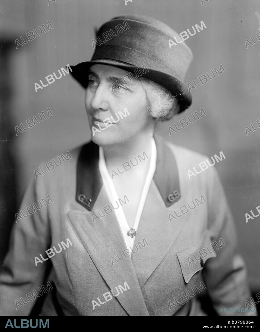 Lou Henry Hoover (March 29, 1874 - January 7, 1944) was the wife of Herbert Hoover and served as First Lady of the United States from 1929 to 1933. She served as the national president of the Girl Scouts of the USA from 1922 to 1925 while Hoover served in the cabinet of Presidents Warren G. Harding and Calvin Coolidge. She served as president again after leaving the White House, from 1935 to 1937. Camp Lou Henry Hoover in New Jersey, is named for her and run by the Heart of New Jersey Council of the Girl Scouts. She funded the construction of the first Girl Scout house in Palo Alto, California. The oldest Girl Scout house in continuous use, it was called Lou Henry Hoover Girl Scout House.