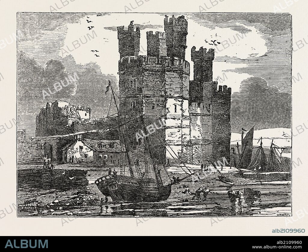 CAERNARVON CASTLE, NORTH WALES. UK, britain, british, europe, united kingdom, great britain, european.