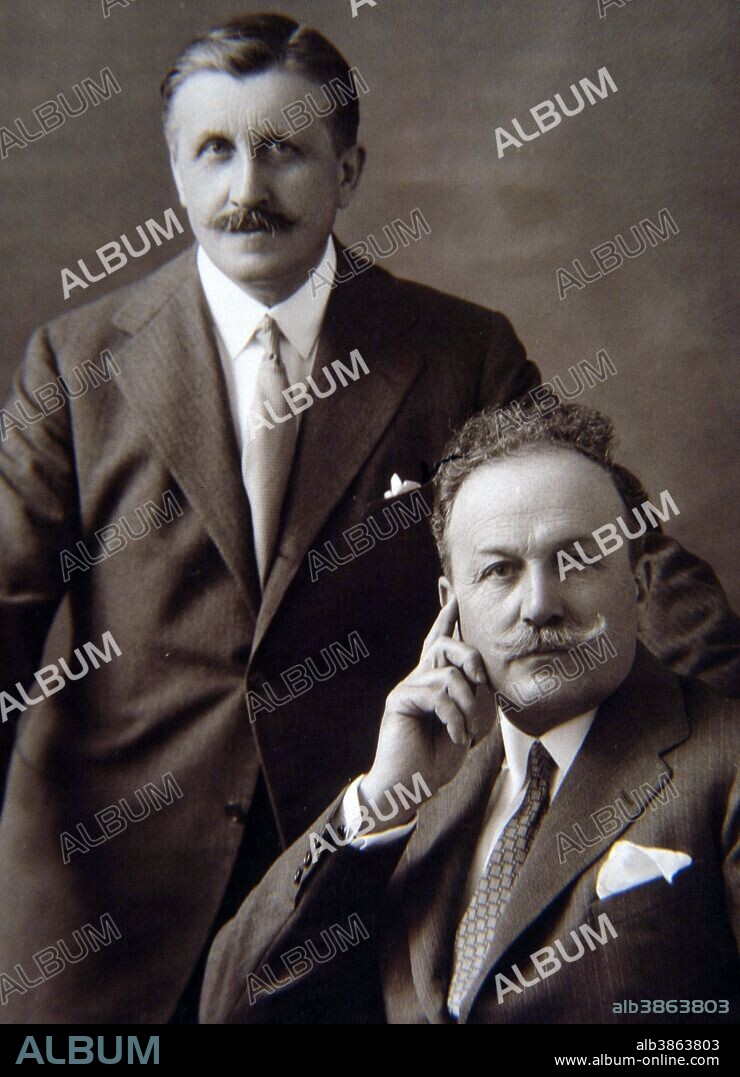 ALVAREZ QUINTERO, SERAFIN Y JOAQUIN. ESCRITORES ESPAÑOLES . SEVILLA 1871 - 1938 // 1873 - 1944. REPRODUCCION FOTO. SFGP / © KORPA.