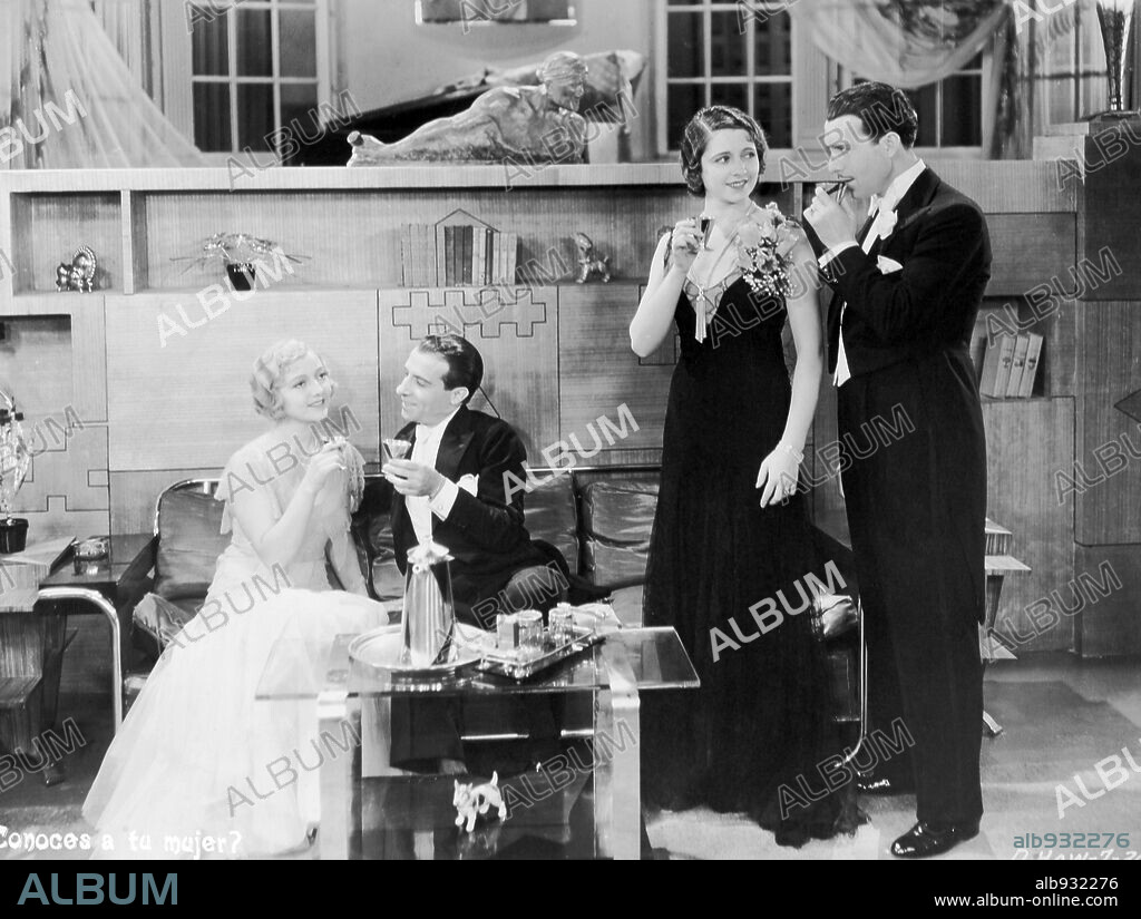 CARMEN LARRABEITI and RAFAEL RIVELLES in CONOCES A TU MUJER?, 1931, directed by DAVID HOWARD. Copyright FOX FILM CORPORATION.