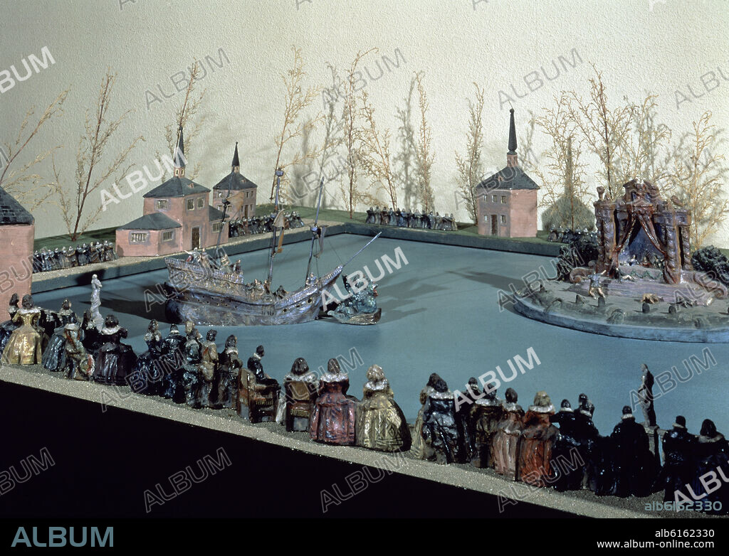 MAQUETA-REPRESENTACION DE POLIFEMO-OBRA DE CALDERON.