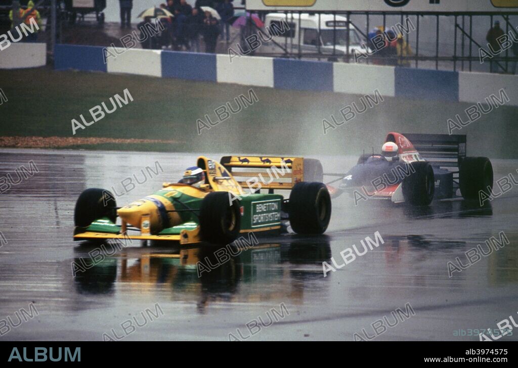 Benetton B193A Michael Schumacher 1993 Euro GP at Donington.