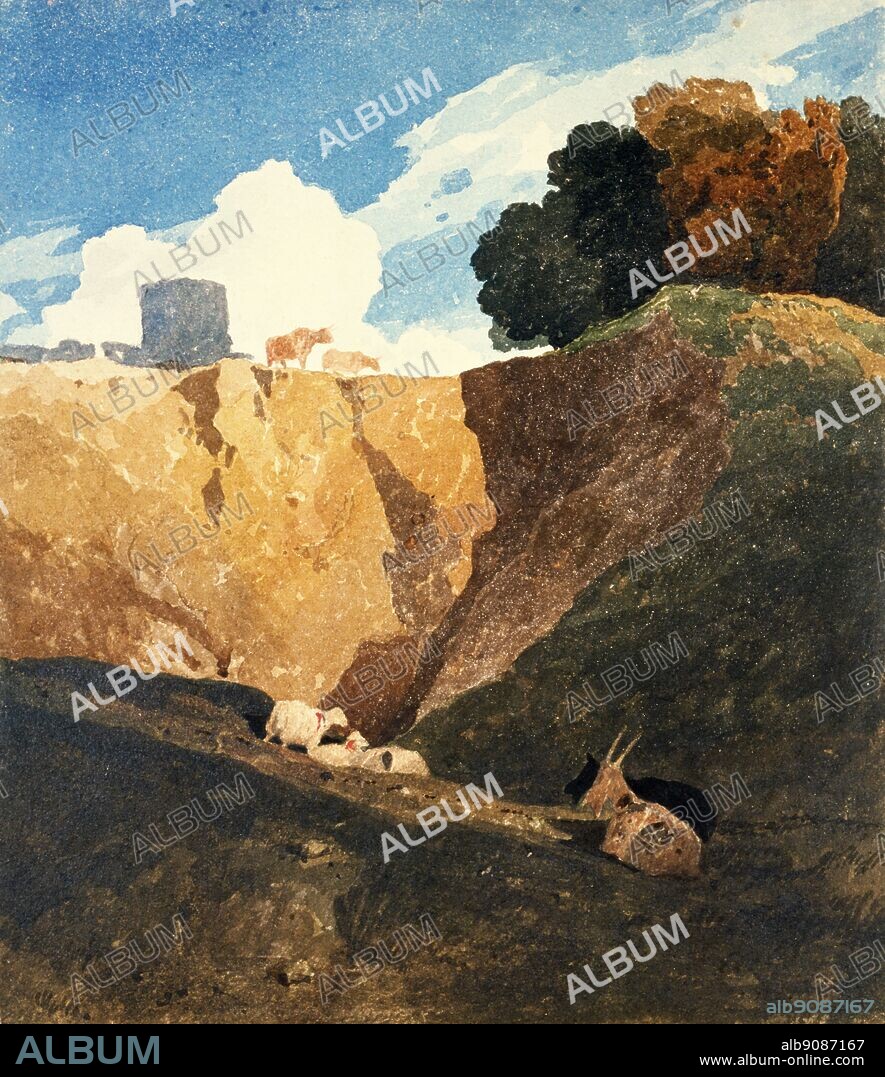The Marl Pit c.1809. by John Sell Cotman. in Norwich Castle Museum and Art Gallery. John Sell Cotman (May 16, 1782 - July 28, 1842), was a painter of the Norwich school and an associate of John Crome. He was born in Norwich and worked mainly in watercolour, but also produced architectural engravings. ©2006 Credit:TopFoto.
