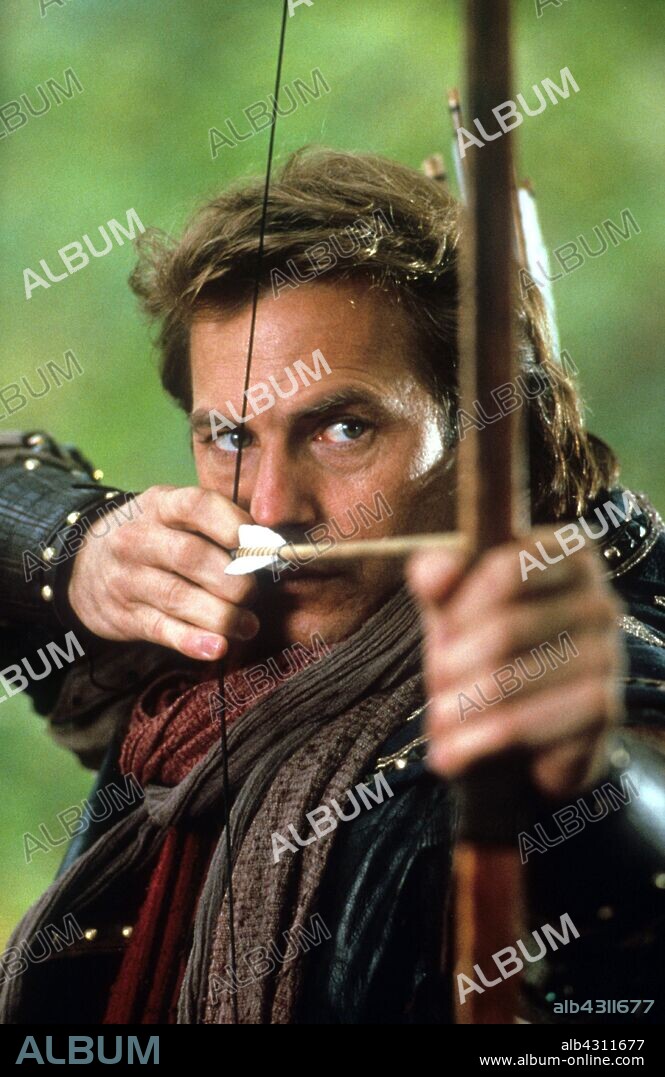 KEVIN COSTNER en ROBIN HOOD, PRÍNCIPE DE LOS LADRONES, 1991 (ROBIN HOOD: PRINCE OF THIEVES), dirigida por KEVIN REYNOLDS. Copyright WARNER BROTHERS.