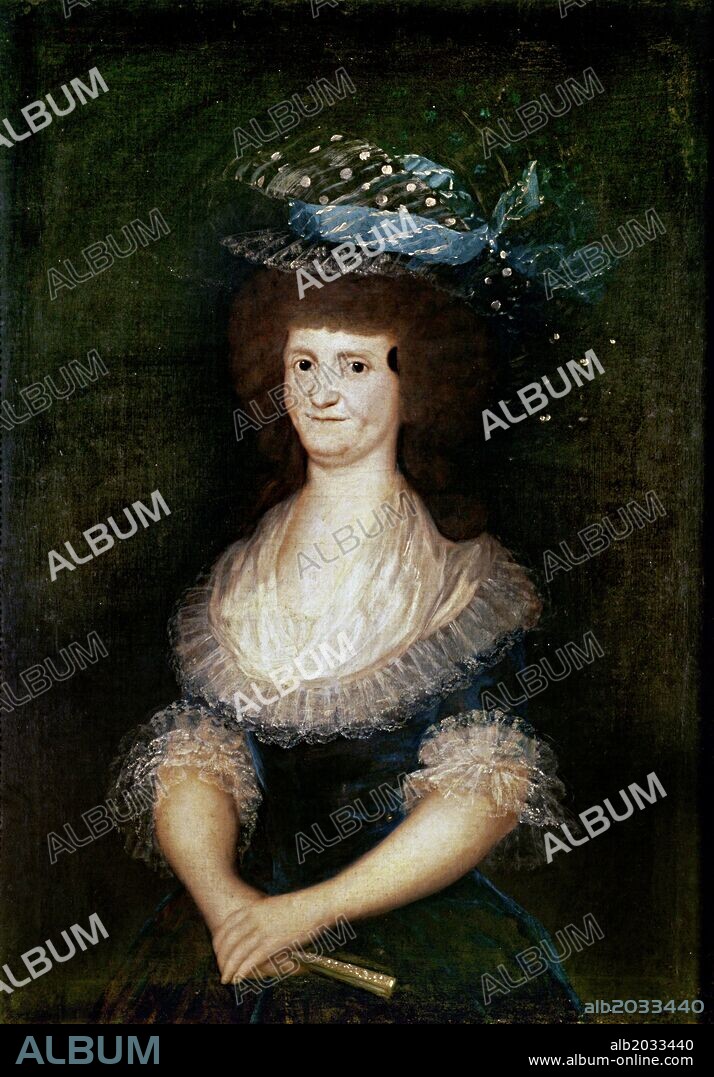 Francisco de Goya / 'Portrait of Maria Luisa of Parma', Oil on canvas, 204 x 122 cm.