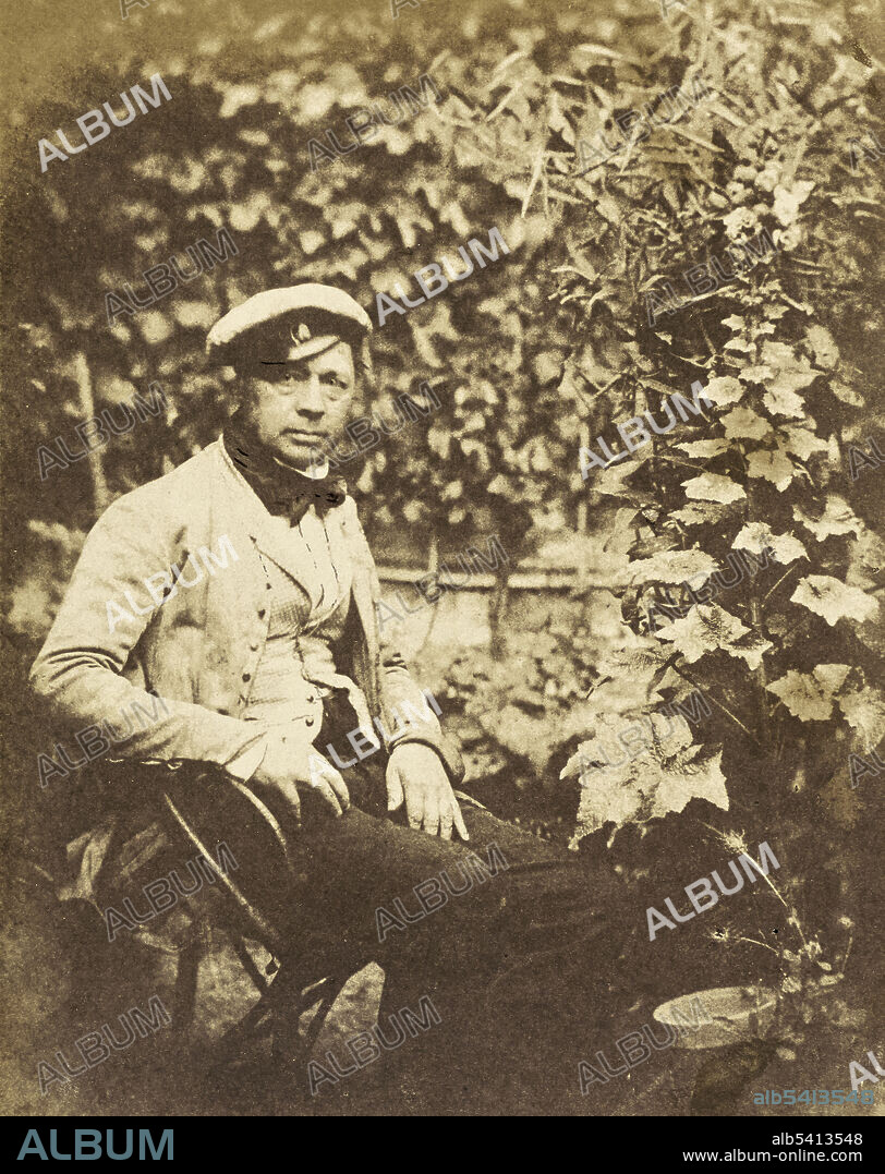 Self-portrait in garden, Hippolyte Bayard, c. 1845-1849. Hippolyte Bayard (1801-1887) was a French photographer and pioneer in the history of photography. He invented his own process that produced direct positive paper prints in the camera and presented the world's first public exhibition of photographs on 24 June 1839. He claimed to have invented photography earlier than Louis-Jacques Mandé Daguerre in France and William Henry Fox Talbot in England, the men traditionally credited with its invention.