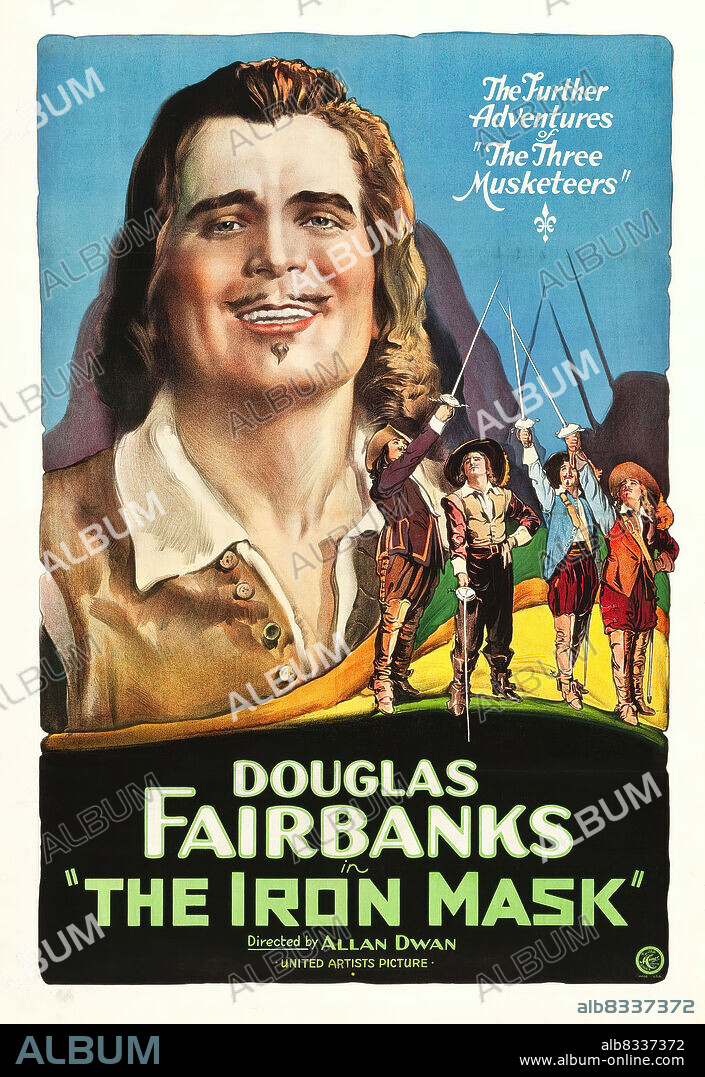 DOUGLAS FAIRBANKS in DIE EISERNE MASKE, 1929 (THE IRON MASK), unter der Regie von ALLAN DWAN. Copyright UNITED ARTISTS.