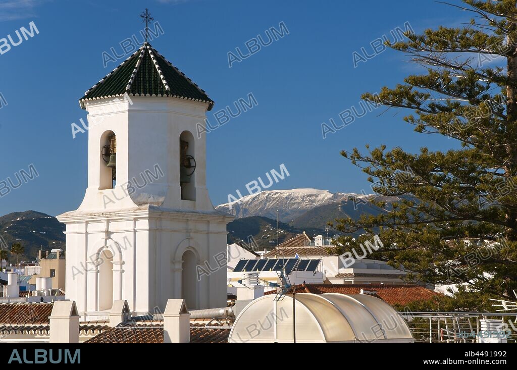 El Salvador church, Nerja, Malaga province, Region of Andalusia, Spain, Europe.