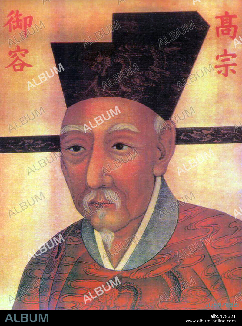 Gaozong was a regional ruler in the Northern Song dynasty. After Song's Qinzong and Huizong emperors were captured by the Jurchen, he became the emperor of China and established the Southern Song empire at Lin'an (modern Hangzhou) . During his reign, Jurchens often attacked the Southern Song empire. Initially, he used military officials such as Li Gang, Yue Fei, Han Shizhong and Yu Yunwen to hold the Jurchens at bay. However, after years of fighting and significant military success, Gaozong settled on a pacifist stance. One of the major reasons behind this was that Gaozong and the premier Qin Hui did not want the Song army to defeat the Jurchens, as this might result in Emperor Qinzong being restored to the throne. As a result, Gaozong and Qin plotted to frame Yue Fei for some ambiguous offence and had him put to death. General Han Shizhong was also dismissed from his military duties. Gaozong then signed the Treaty of Shaoxing with the Jurchens which further ceded huge amounts of territories to the Jurchens in the hope of appeasement.<br/><br>  The Song Dynasty (960–1279) was an imperial dynasty of China that succeeded the Five Dynasties and Ten Kingdoms Period (907–960) and preceded the Yuan Dynasty (1271–1368), which conquered the Song in 1279. Its conventional division into the Northern Song (960–1127) and Southern Song (1127–1279) periods marks the conquest of northern China by the Jin Dynasty (1115–1234) in 1127. It also distinguishes the subsequent shift of the Song's capital city from Bianjing (modern Kaifeng) in the north to Lin'an (modern Hangzhou) in the south.