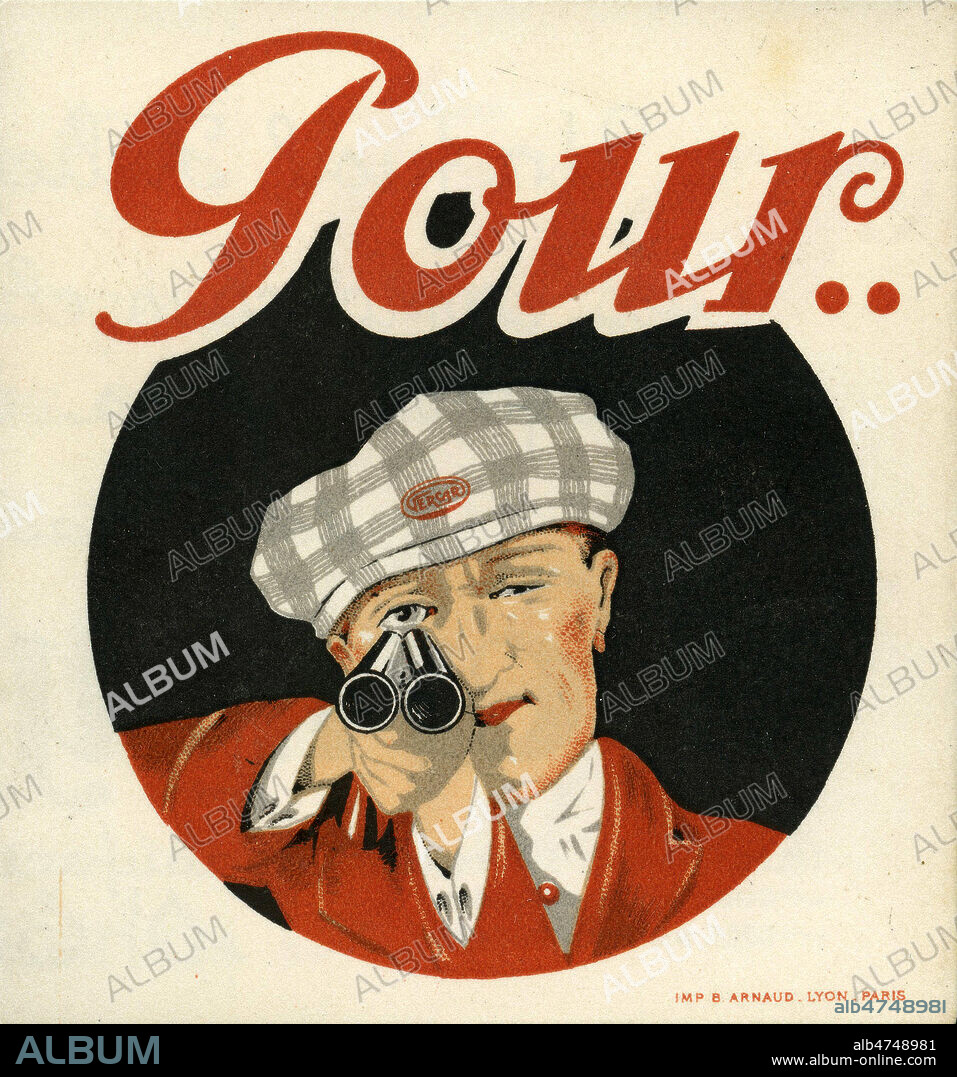 'Pour... tuer il vous faut un fusil Helice-Grip'. Brochure publicite pour la manufacture d'armes de St Etienne, vers 1920. Credit : Collection IM/KHARBINE-TAPABOR.
