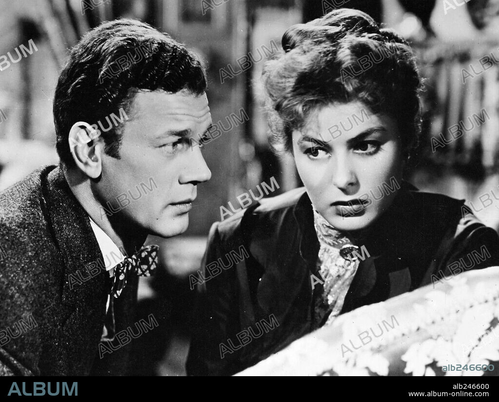 INGRID BERGMAN y JOSEPH COTTEN en LUZ QUE AGONIZA, 1944 (GASLIGHT), dirigida por GEORGE CUKOR. Copyright M.G.M.