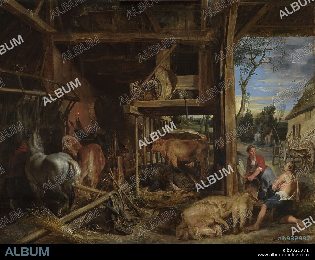 The prodigal son, Peter Paul Rubens, (1618), painting, (1618), Belgian Art.