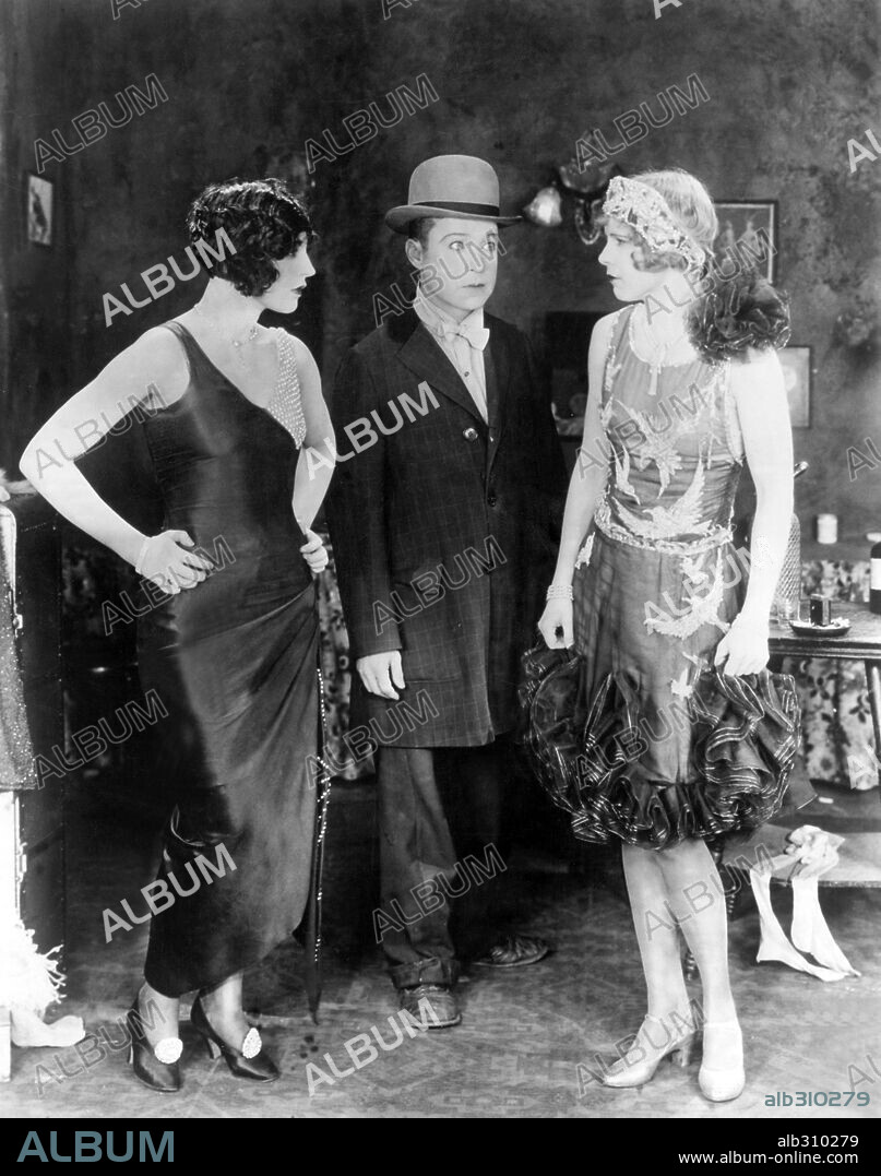 ALMA BENNETT, BETTY FRANCISCO and HARRY LANGDON in LONG PANTS, 1927, directed by FRANK CAPRA. Copyright FIRST NATIONAL.