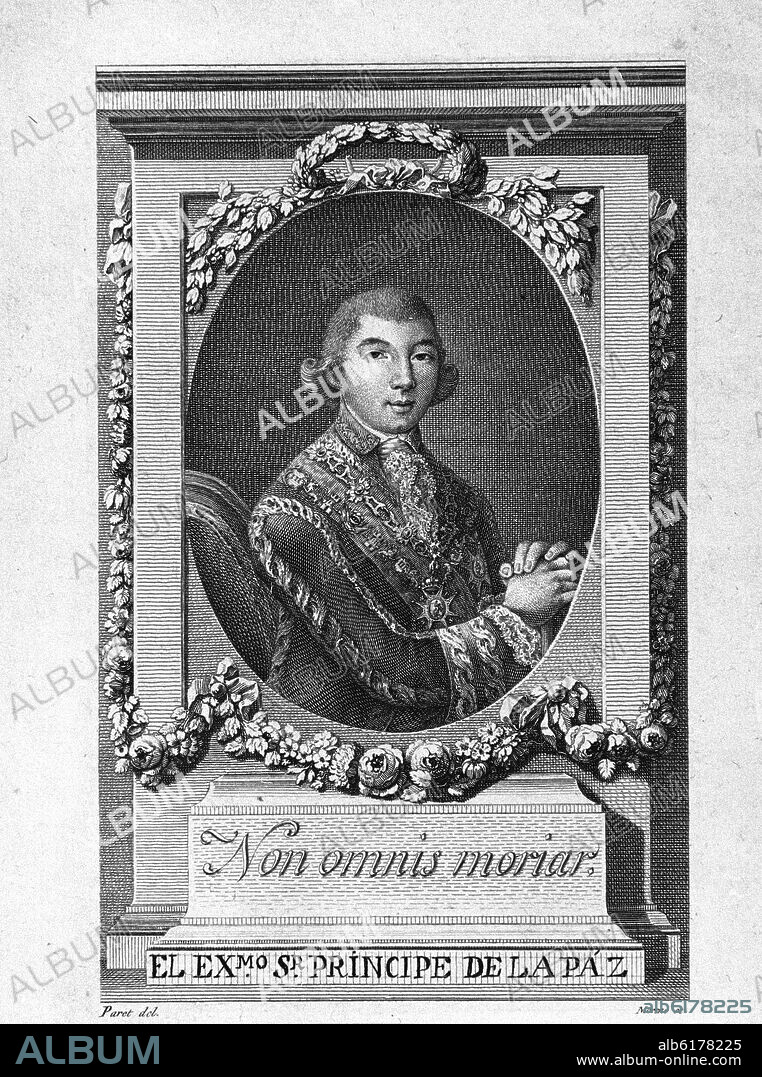 MANUEL GODOY ALVAREZ DE FARIA - (1767/1851) - POLITICO  ESPAÑOL Y 1º MINISTRO DE CARLOS IV -.