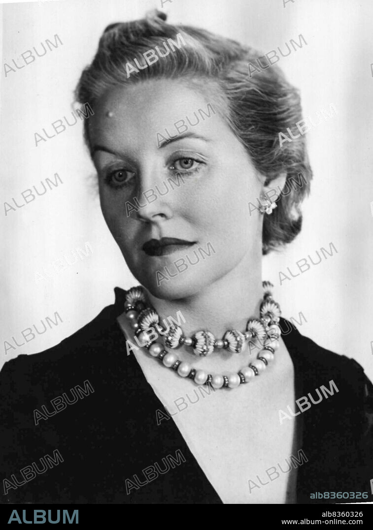 Lady Diana Mosley 
3rd Wife of Sir Oswald Mosley. She is the daughter of the Second Baron Reedsdale. April 29, 1952. (Photo by Yevonde, Camera Press).