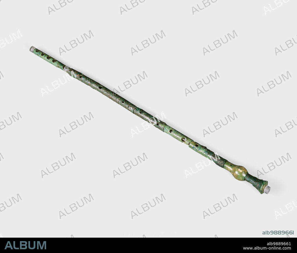 Tibium. Tibia. Italy, Campania, Naples, National Archaeological Museum. Total. From Pompeii. These instruments are often depicted in theater scenes, confirming the importance that music had in this type of event. Tibiae can be considered instruments belonging to the 'family' of clarinets (single reed) or oboes (double reed).