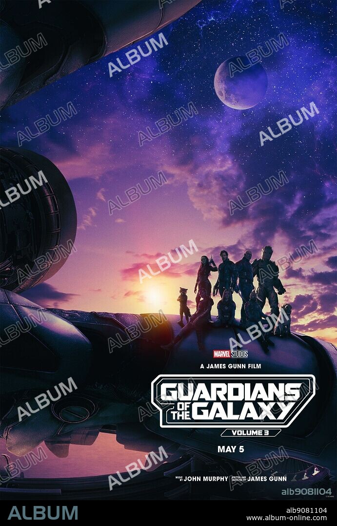 Poster de GUARDIANES DE LA GALAXIA VOL. 3, 2023 (GUARDIANS OF THE GALAXY VOL. 3), dirigida por JAMES GUNN. Copyright Marvel Studios / Marvel Entertainment.