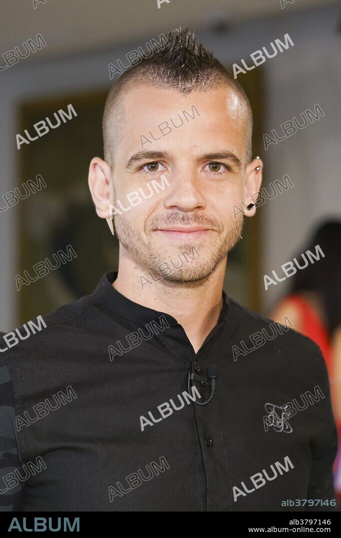 DAVID MUÑOZ. June 28, 2018 - Madrid, Spain - Spanish chef Dabiz Munoz presents new Magnum Campaign at the Eurobuilding Hotel on June 28, 2018 in Madrid, Spain. 28/06/2018