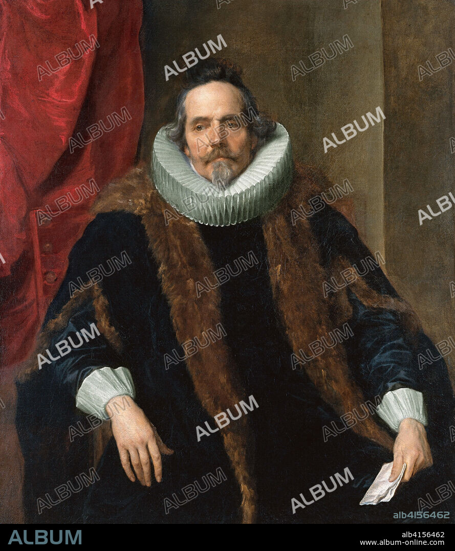 Anton van Dyck (Amberes, 1599 -Londres, 1641). Retrato de Jacques Le Roy (1631). Óleo sobre lienzo. 117,8 x 100,6 cm.
