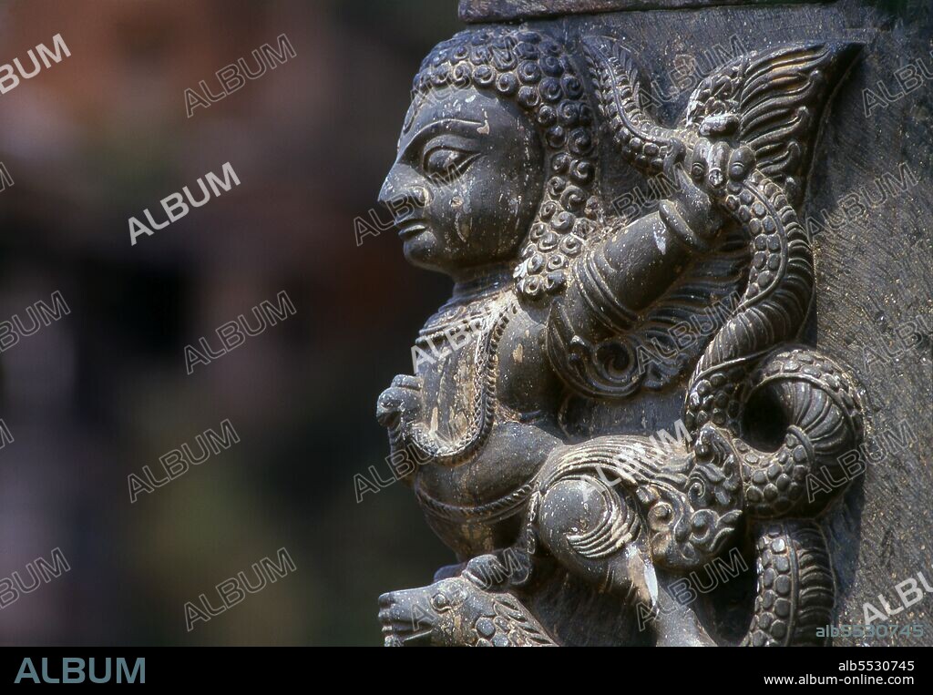 The most revered Hindu site in Nepal is the extensive Pashupatinath Temple complex, five kilometres east of central Kathmandu. The focus of devotion here is a large silver Shivalingam with four faces of Shiva carved on its sides, making it a 'Chaturmukhi-Linga', or four-faced Shivalingam. Pashupati is one of Shiva’s 1,008 names, his manifestation as 'Lord of all Beasts' (pashu means 'beasts', pati means 'lord'); he is considered the guardian deity of Nepal.  The main temple building around the Shivalingam was built under King Birpalendra Malla in 1696, however the temple is said to have already existed before 533 CE. In 733 CE, King Jayadeva II erected in its precincts a stone tablet which chronicled all the kings of Nepal, beginning with the sun god. During the Muslim raids of 1349 the temple was largely destroyed, but in 1381 Jayasinharama Varddhana of Banepa restored it. Further renovations were conducted towards the end of the Malla period, and the latest extensive improvements were made in 1967.  Since the temple's inception, all the rulers of Nepal have taken great pains to pay their respects to it, to make donations, and to finance extensions.