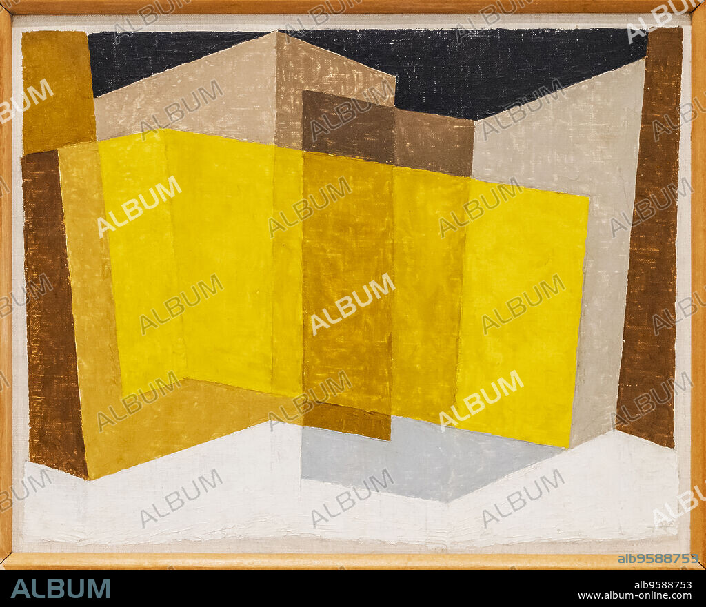 Josef Albers, Equal and unequal., 1939, oil on masonite, Bauhaus.