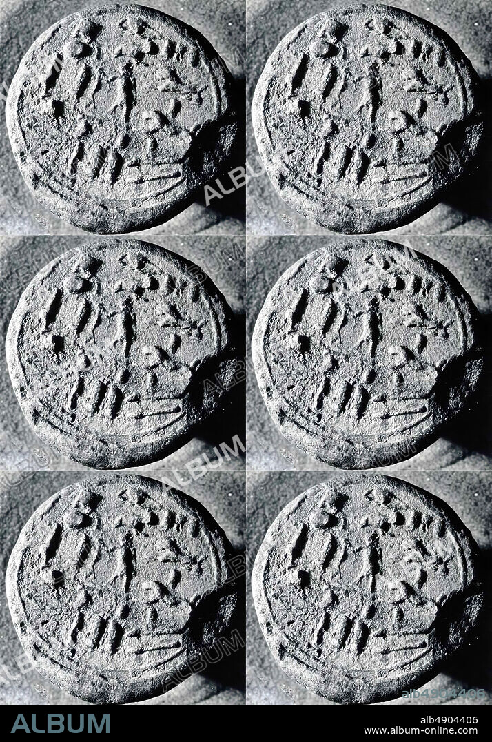 Funerary Cone of the Chief of the Medjay Ruru, New Kingdom, Dynasty 18, ca. 15501295 B.C., From Egypt, Upper Egypt, Thebes, Pottery, L. 25.5 cm (10 1/16 in.); Diam. 8.5 cm (3 3/8 in.).