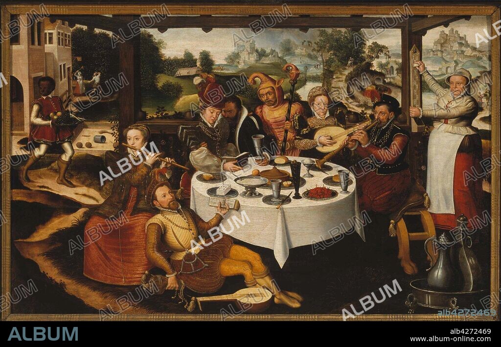 FRANS THE ELDER POURBUS. The Parable of the prodigal son.