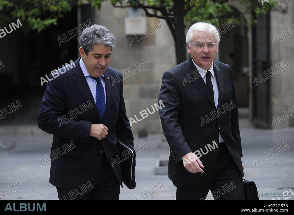 Barcelona. 19/11/2013. Reunion ejecutiva del gobierno de la Generalitat. Artur Mas. Govern. Conseller Francesc Homs I Ferran Mascarell. Fotos Ines Baucells. Archdc.