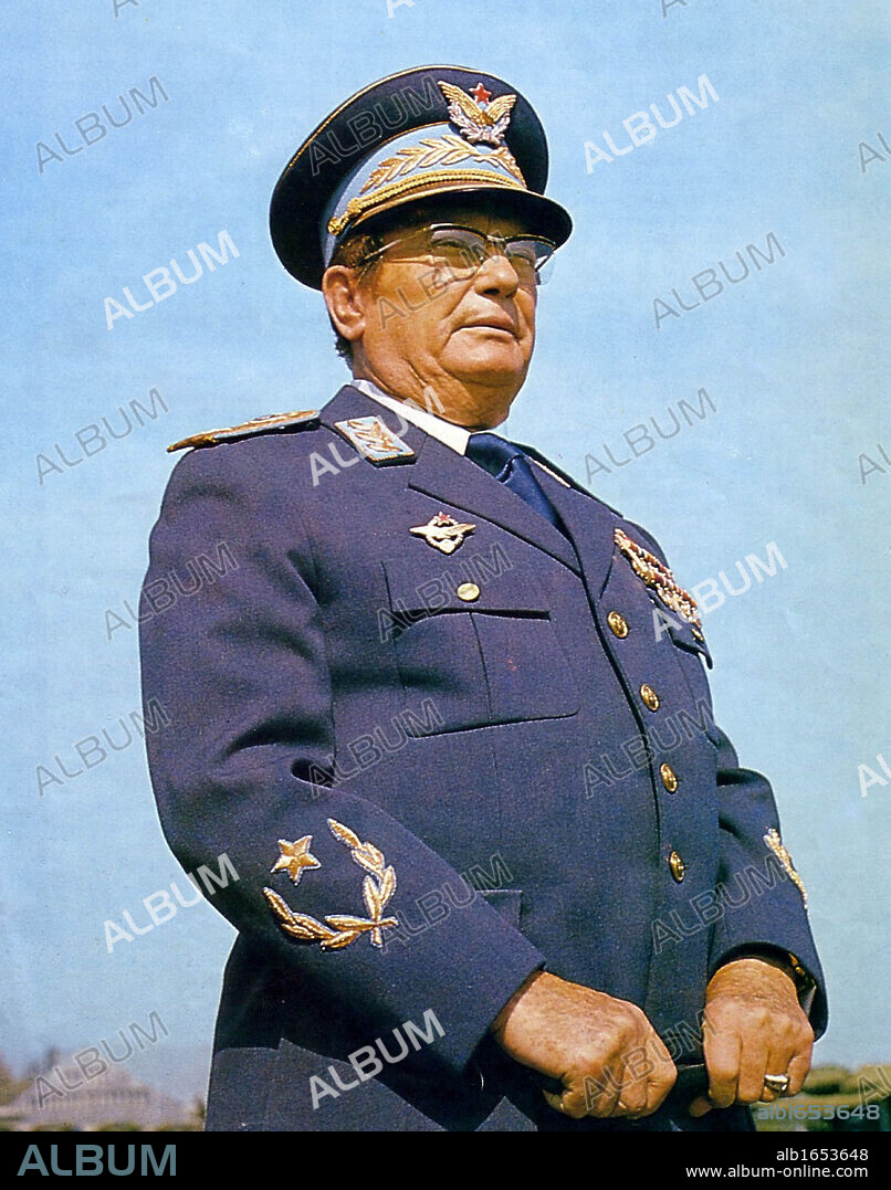 Josip Broz Tito (1892 - 1980) Yugoslav revolutionary and statesman. Secretary-General (later President) of the Communist Party of Yugoslavia (1939-80), led the WWII Yugoslav resistance movement, the Yugoslav Partisans (1941-45). Prime Minister (1945-53) and later President (1953-80) of Yugoslavia from 1943 to his death in 1980.