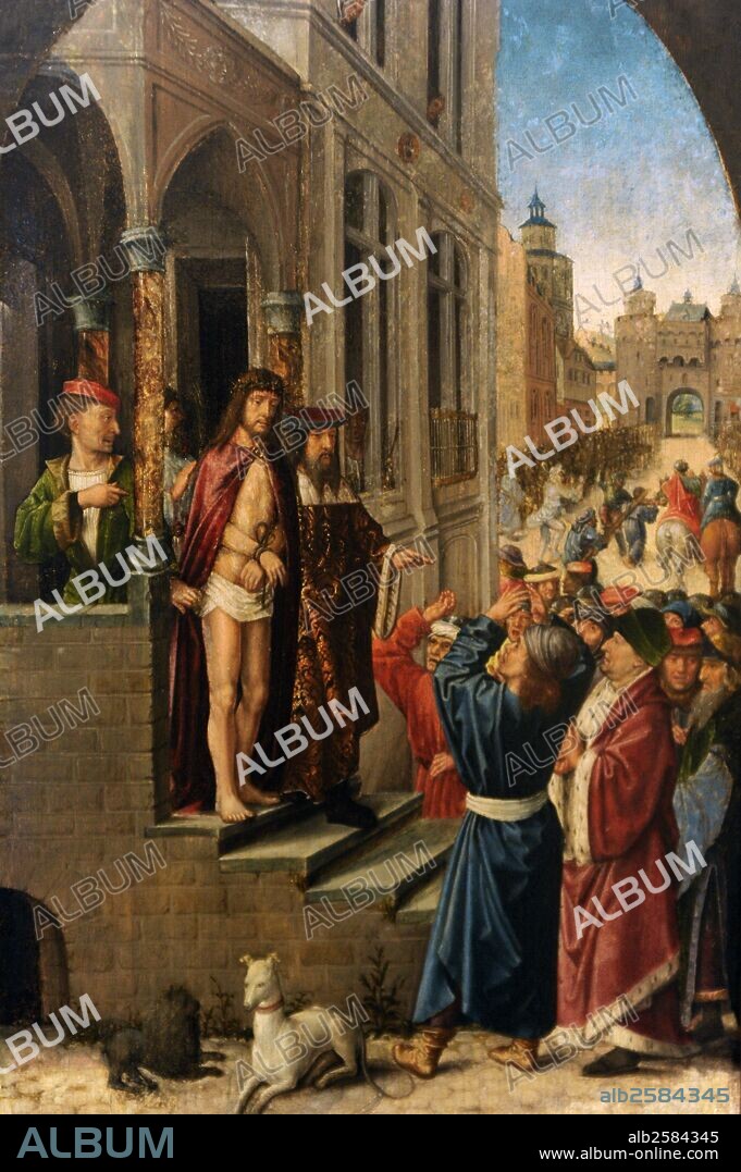 Juan de Flandes (1460-1519). Early Netherlandish painter, active from 1496-1519. Ecce Homo. Before 1496. National Gallery. Prague. (Sternberg Palace). Czech Republic.