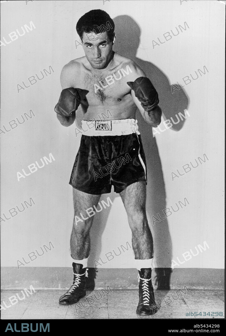 Italian Boxers: Gianni Zudda - One of Italy's top Bantam-weight boxers. January 25, 1955. (Photo by Camera Press).