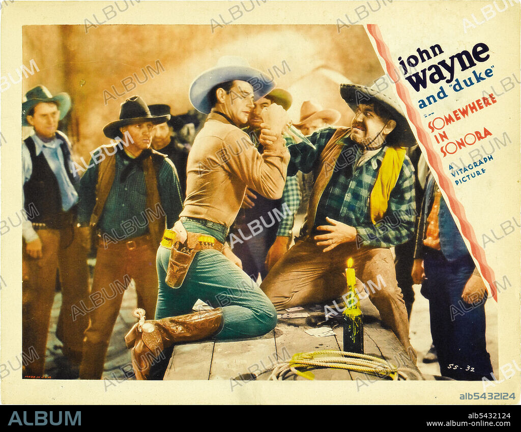 JOHN WAYNE in SOMEWHERE IN SONORA, 1933, directed by MACK V. WRIGHT. Copyright WARNER BROTHERS.