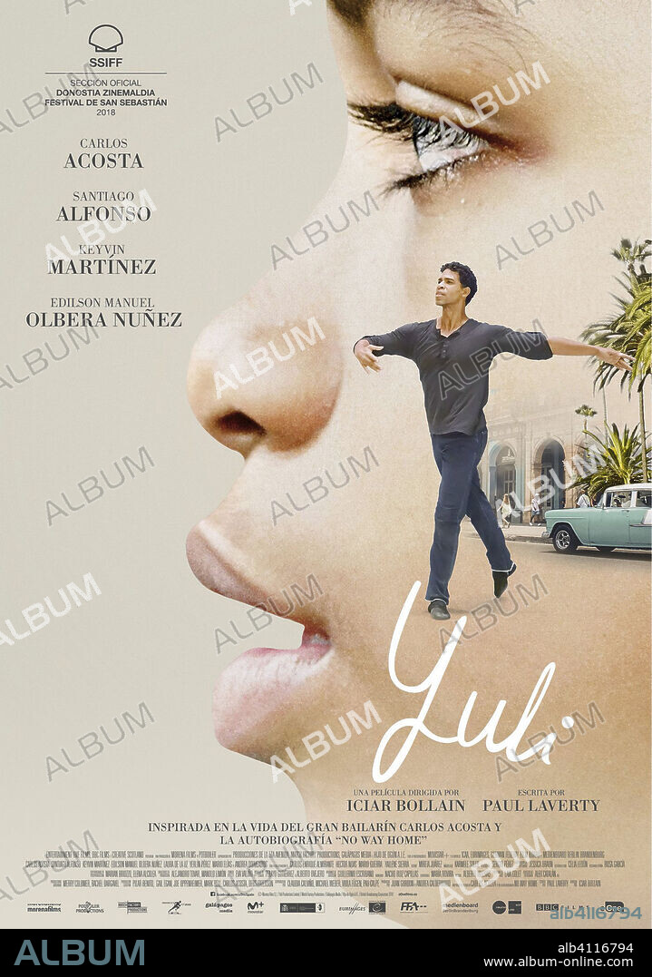 Poster of YULI, 2018, directed by ICIAR BOLLAIN. Copyright EURIMAGES/GALAPAGOS MEDIA/HIJO DE OGUN/ICAIC/ICAA/MOVISTAR+.