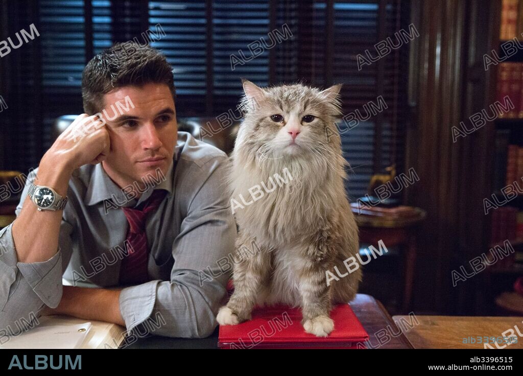 ROBBIE AMELL en SIETE VIDAS: ESTE GATO ES UN PELIGRO, 2016 (NINE LIVES), dirigida por BARRY SONNENFELD. Copyright EUROPACORP(PRODUCER)/EUROPACORP, CONCEPT&CREATION MORDICUS.