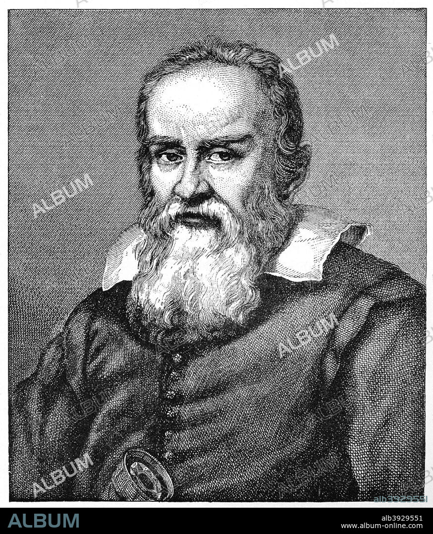 Galileo Galilei (1564-1642), 1882. Galileo was a Tuscan (Italian) physicist, mathematician, astronomer, and philosopher who played a major role in the scientific revolution. His achievements include improvements to the telescope and consequent astronomical observations, and support for Copernicanism. Galileo has been called the father of modern observational astronomy, the father of modern physics, the father of science and the father of modern science. From Florence, by Charles Yriarte, translated by CB Pitman and published by Sampson Low (London, 1882).
